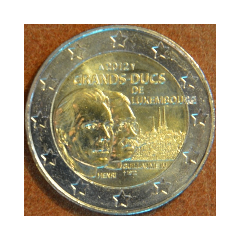 Euromince mince 2 Euro Luxembursko 2012 - 100. výročie úmrtia Vilia...