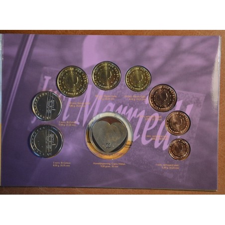 eurocoin eurocoins Set of 8 coins Netherlands 2008 Wedding set (BU)