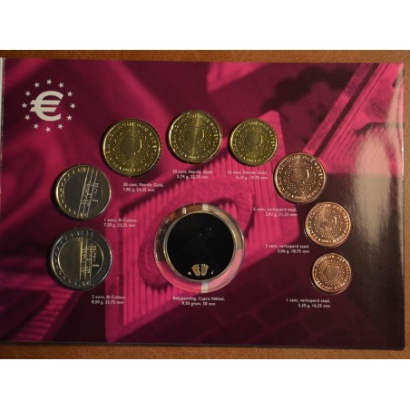 Euromince mince Sada 8 mincí Holandsko 2008 Baby set - Dievčatko (UNC)