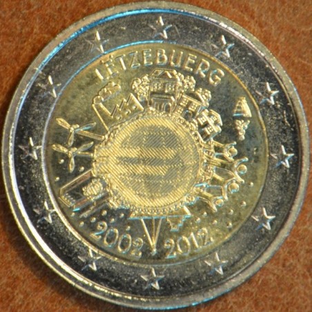 euroerme érme 2 Euro Luxemburg 2012 - Az Euro 10. évfordulója (UNC)