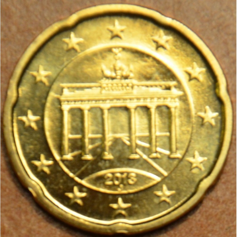 Euromince mince 20 cent Nemecko \\"J\\" 2013 (UNC)