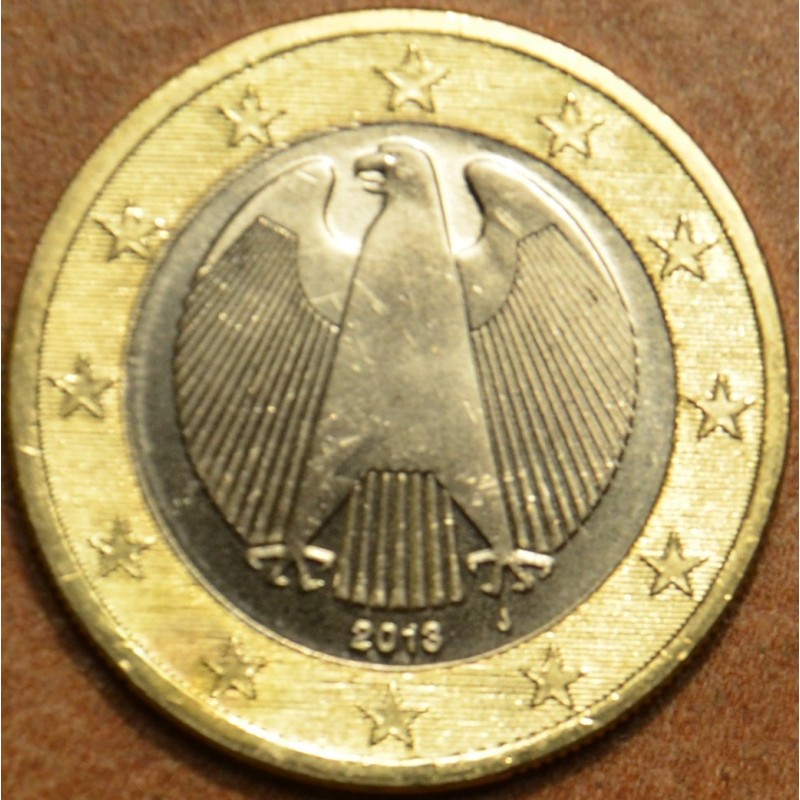 Euromince mince 1 Euro Nemecko \\"J\\" 2013 (UNC)