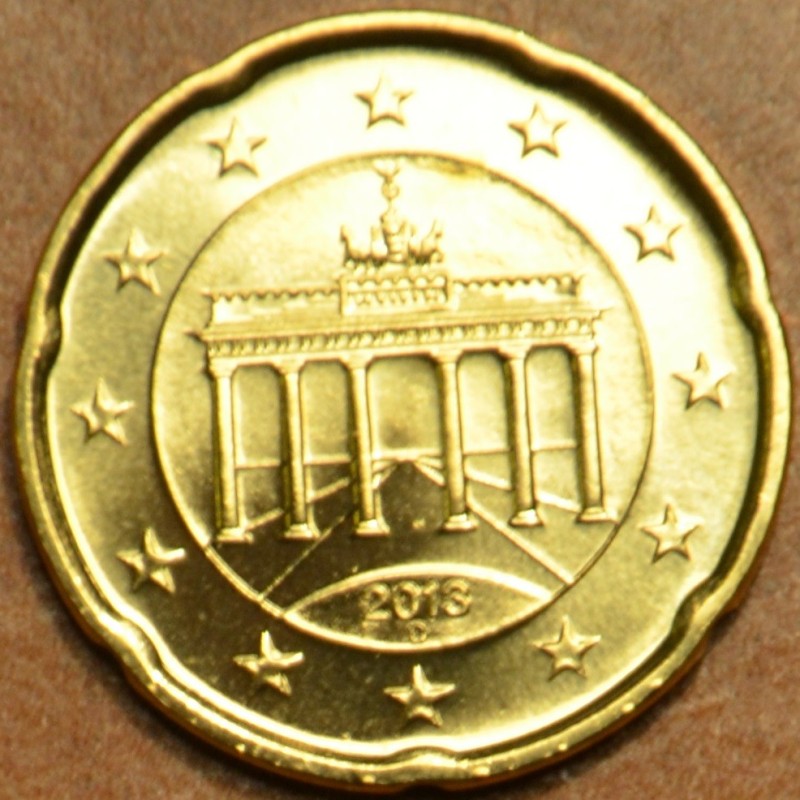 eurocoin eurocoins 20 cent Germany \\"D\\" 2013 (UNC)