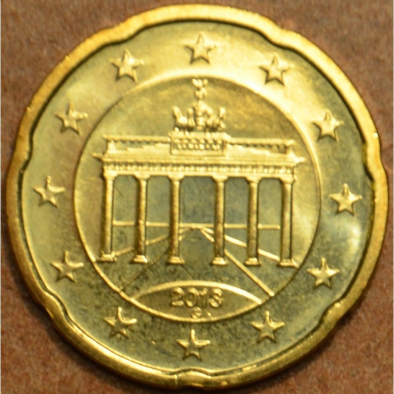 Euromince mince 20 cent Nemecko \\"G\\" 2013 (UNC)