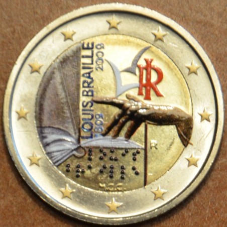 Euromince mince 2 Euro Taliansko 2009 - 200. výročie narodenia Loui...
