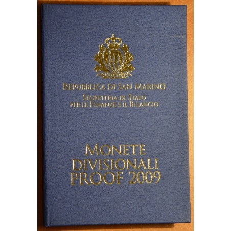 Euromince mince Sada 8 mincí San Marino 2009 (Proof)