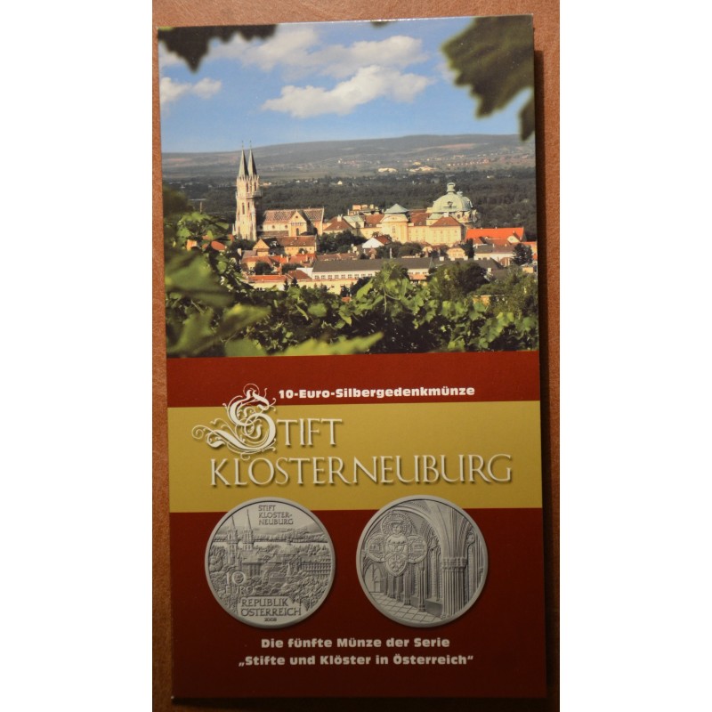 euroerme érme 10 Euro Ausztria 2008 - Klosterneuburg (BU)