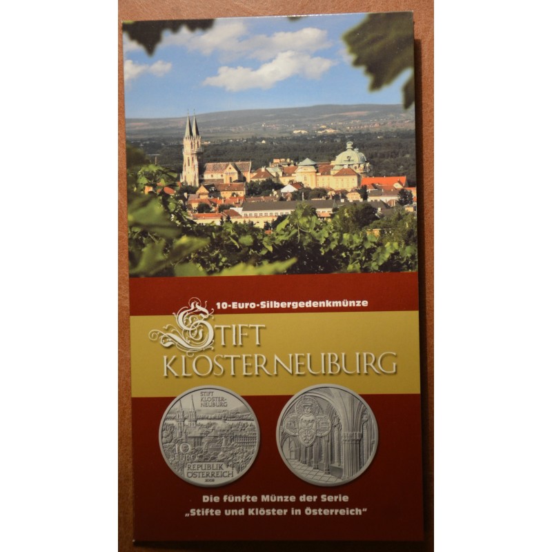 Euromince mince 10 Euro Rakúsko 2008 - Klosterneuburg (BU)