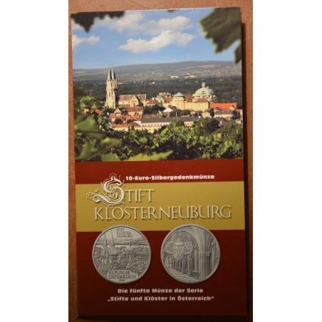 euroerme érme 10 Euro Ausztria 2008 - Klosterneuburg (BU)