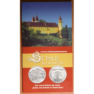 euroerme érme 10 Euro Ausztria 2007 - St. Paul Lavanttalban (BU)