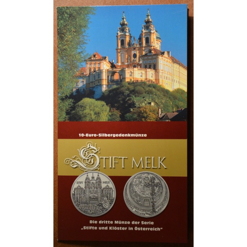 euroerme érme 10 Euro Ausztria 2007 - Melk (BU)