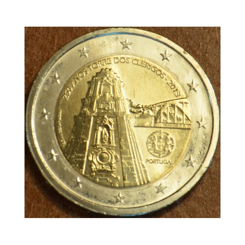 euroerme érme 2 Euro Portugália 2013 - 250 éves a Clerigos torony (...
