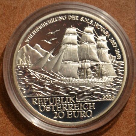 euroerme érme 20 Euro Ausztria 2004 S.M.S. Novara (Proof)