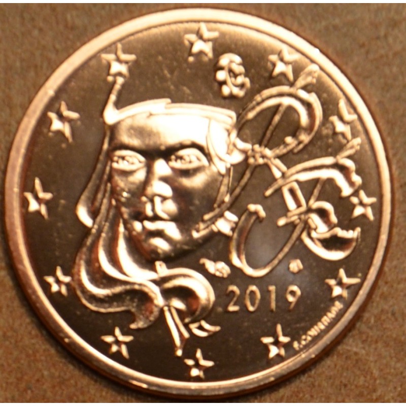 Euromince mince 1 cent Francúzsko 2019 (UNC)
