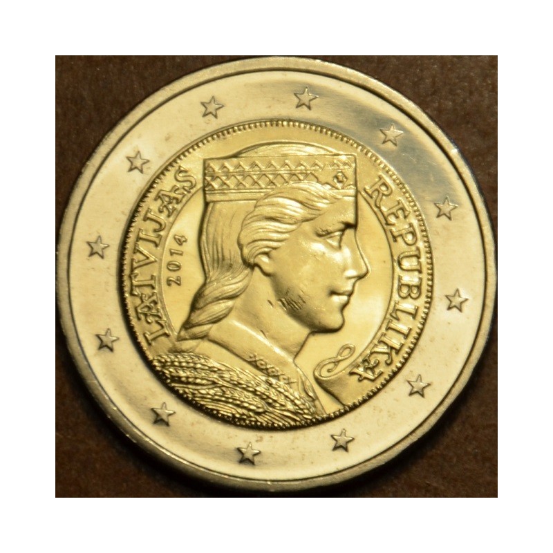 Euromince mince 2 Euro Lotyšsko 2014 (UNC)