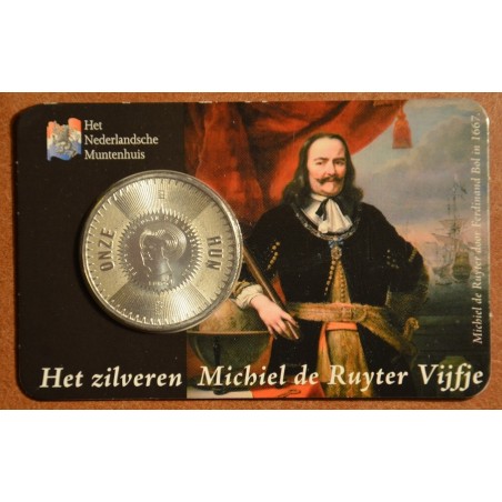 eurocoin eurocoins 5 Euro Netherlands 2007 - de Ruyter (BU card)