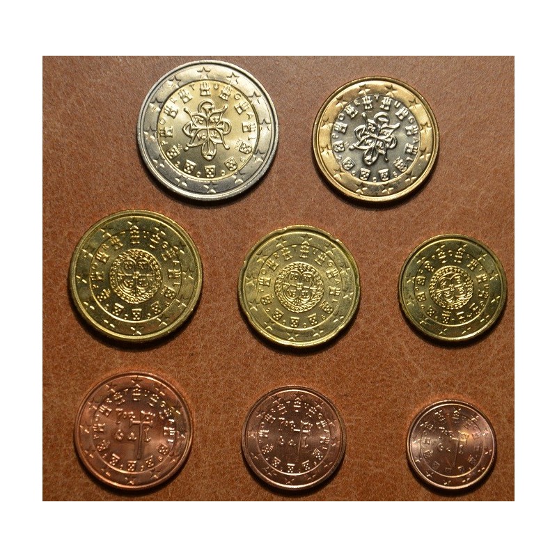 eurocoin eurocoins Portugal 2009 set of 8 coins (UNC)