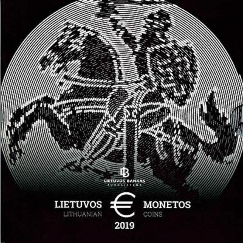euroerme érme Litvánia 2019 - 9 részes forgalmi sor (BU)