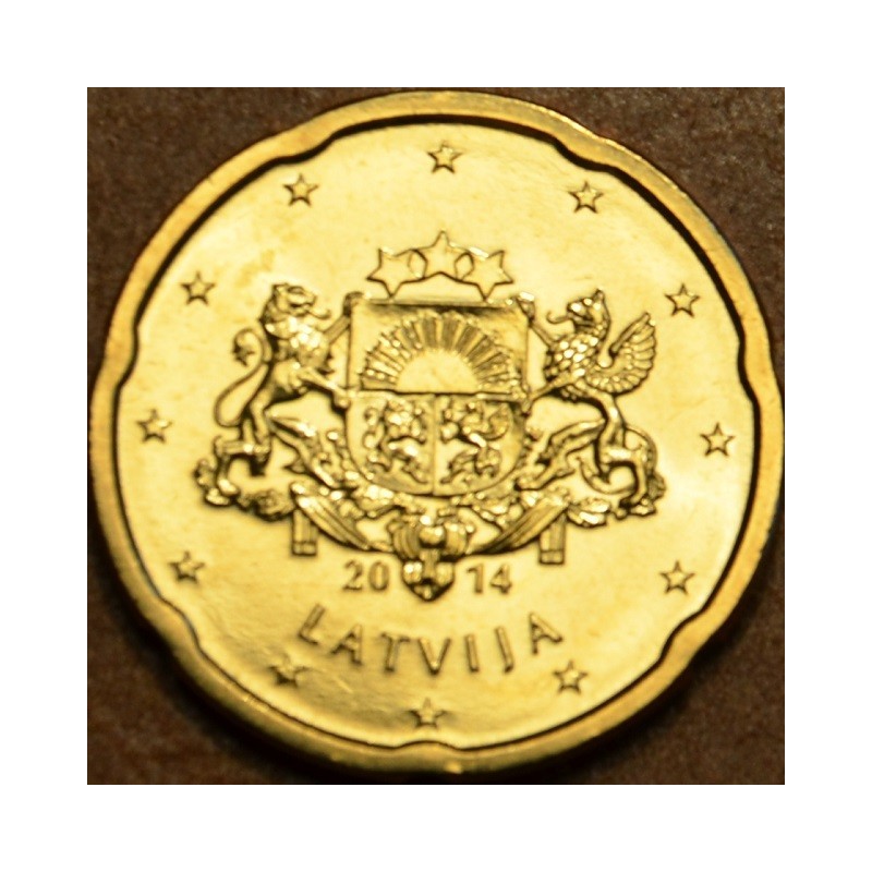 Euromince mince 20 cent Lotyšsko 2014 (UNC)