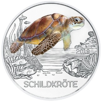 eurocoin eurocoins 3 Euro Austria 2019 - Turtle (UNC)