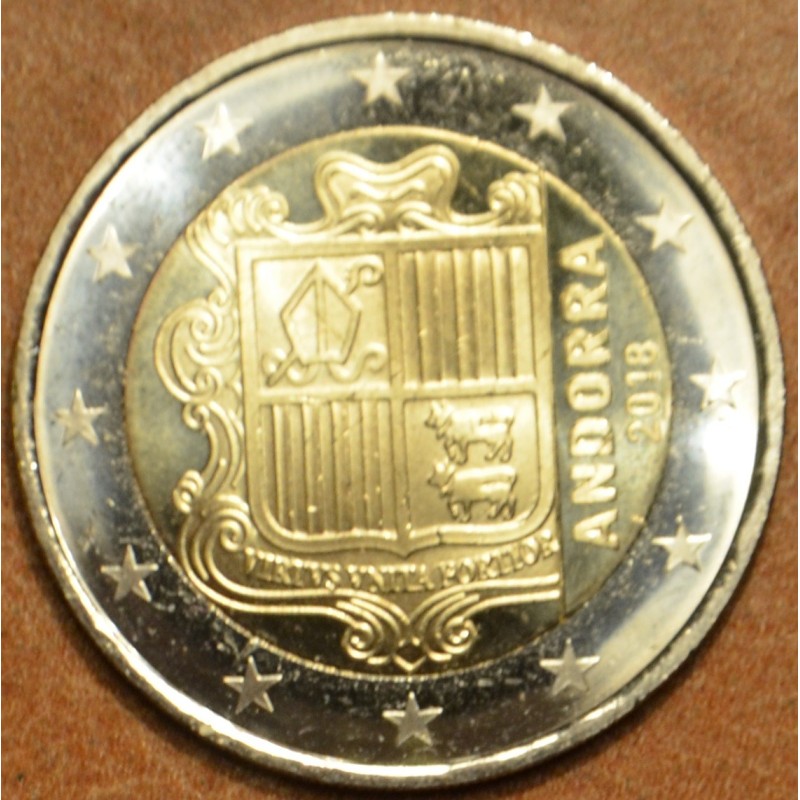 Euromince mince 2 Euro Andorra 2018 (UNC)