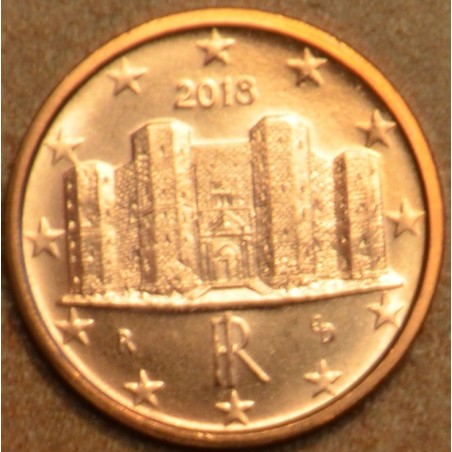 Euromince mince 1 cent Taliansko 2018 (UNC)