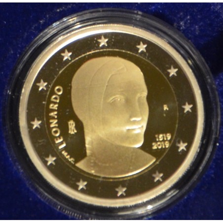 euroerme érme 2 Euro Olaszország 2019 - Leonardo da Vinci halálának...