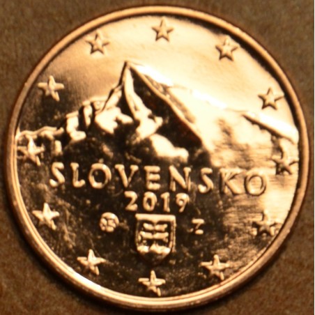 Euromince mince 1 cent Slovensko 2019 (UNC)