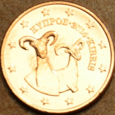eurocoin eurocoins 5 cent Cyprus 2014 (UNC)