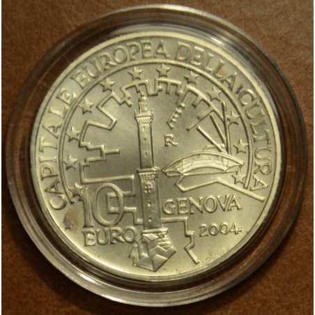 Euromince mince 10 Euro Taliansko 2004 - Genova, mesto kultúry (BU)