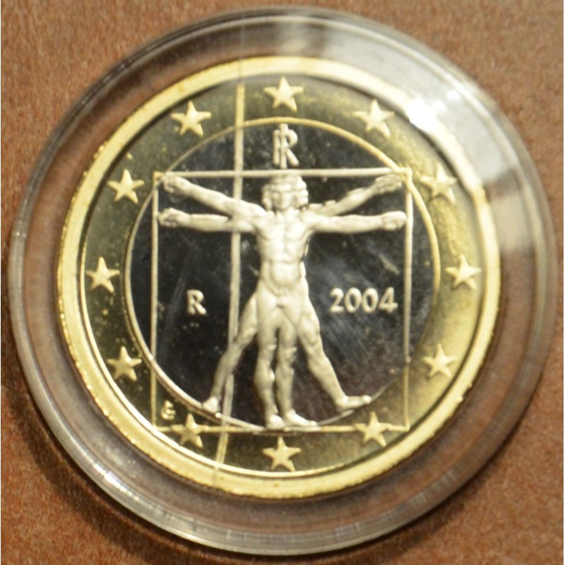 euroerme érme 1 Euro Olaszország 2004 (Proof)