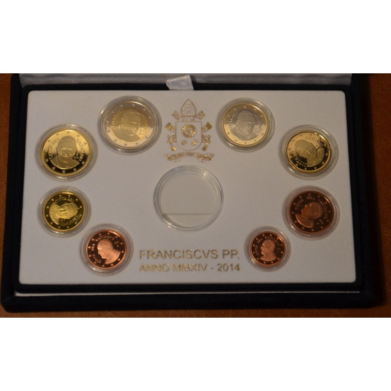 eurocoin eurocoins Set of 8 eurocoins Vatican 2014 (Proof)