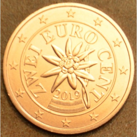 Euromince mince 2 cent Rakúsko 2019 (UNC)