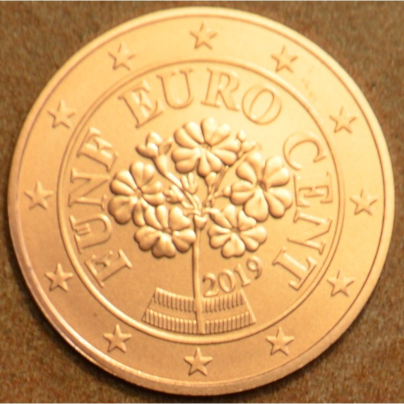 Euromince mince 5 cent Rakúsko 2019 (UNC)