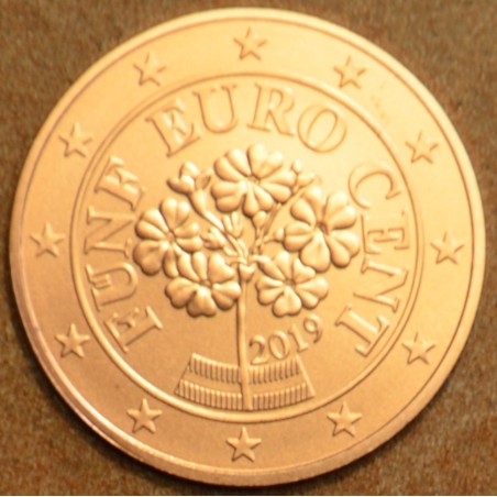 Euromince mince 5 cent Rakúsko 2019 (UNC)