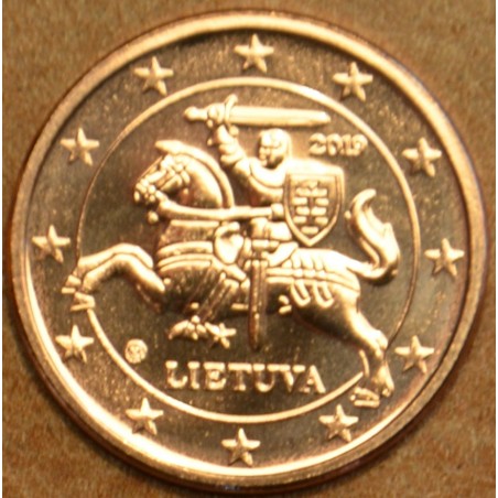 Euromince mince 1 cent Litva 2019 (UNC)