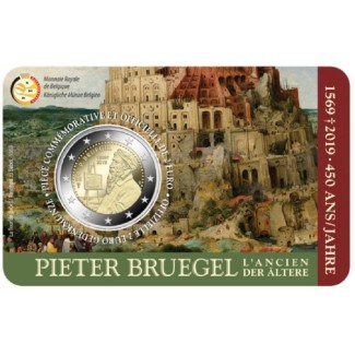 euroerme érme 2 Euro Belgium 2019 - Pieter Bruegel (BU - francia ol...