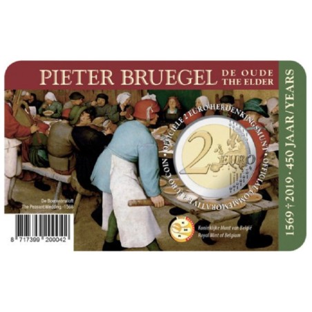 eurocoin eurocoins 2 Euro Belgium 2019 - Pieter Bruegel (BU french ...