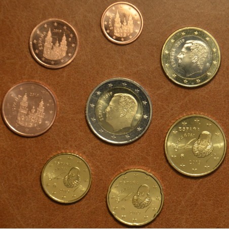 Euromince mince Sada 8 mincí Španielsko 2019 (UNC)