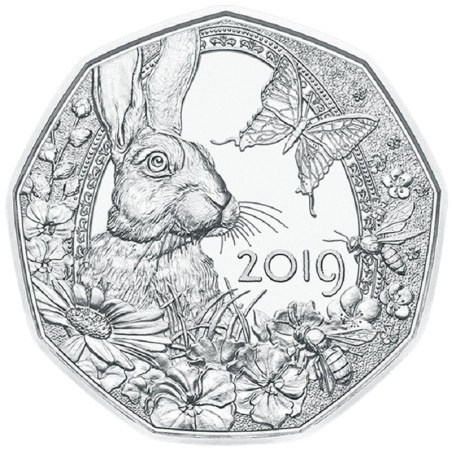 euroerme érme 5 Euro Ausztria 2019 Az ébredő természet (BU)