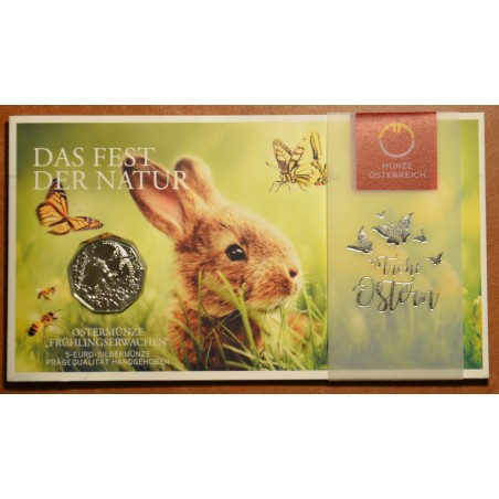 eurocoin eurocoins 5 Euro Austria 2019 Spring Awakening (BU)