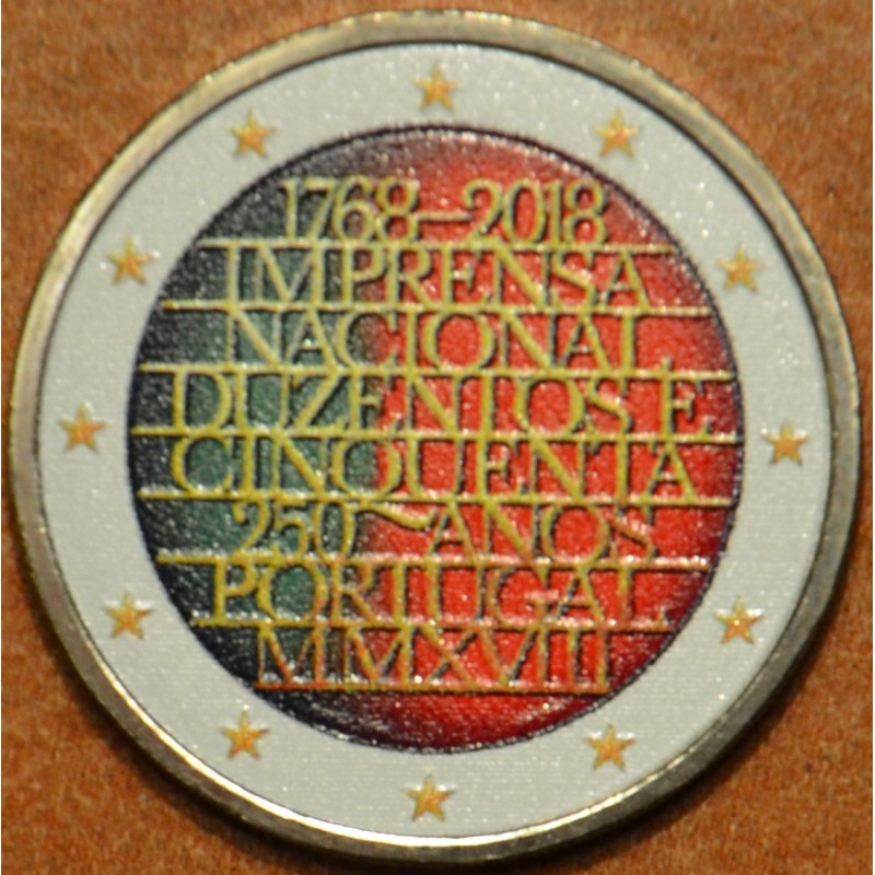 eurocoin eurocoins 2 Euro Portugal 2018 - 250 years of mint INCM II...