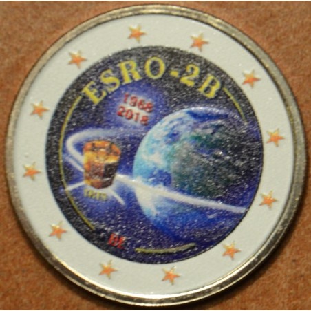 Euromince mince 2 Euro Belgium 2018 - 50 . výročie satelitu ESRO-2B...