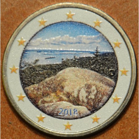 Euromince mince 2 Euro Fínsko 2018 - Národný park Koli III. (farebn...