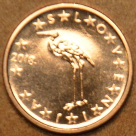 Euromince mince 1 cent Slovinsko 2018 (UNC)
