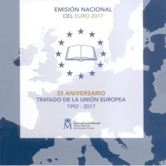 euroerme érme Hivatalos 9 részes spanyol forgalmi sor 2017 (BU)