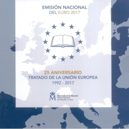 euroerme érme Hivatalos 9 részes spanyol forgalmi sor 2017 (BU)