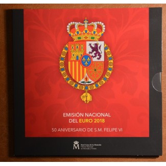 Set of 10 coins Spain 2018 (BU)