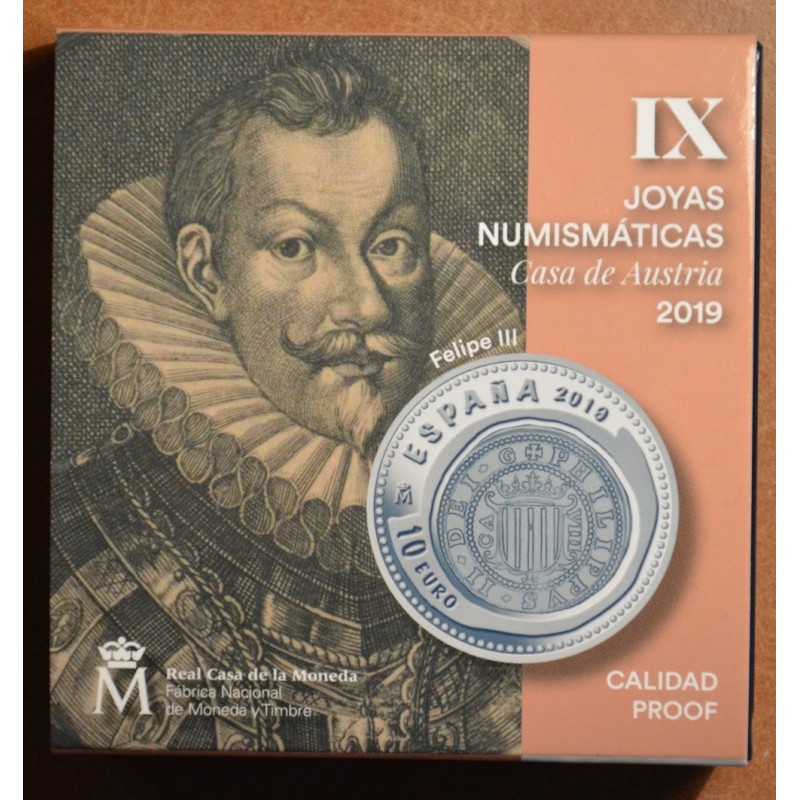 Euromince mince 10 Euro Španielsko 2019 - Joyas IX \\"CASA AUSTRIA\...