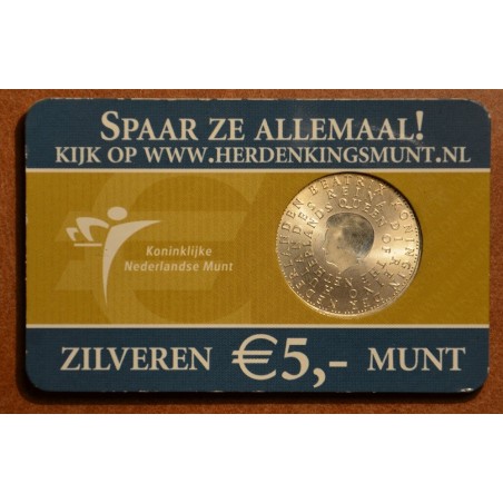 Euromince mince 5 Euro Holandsko 2004 - 50 rokov štatútu kráľovstva...